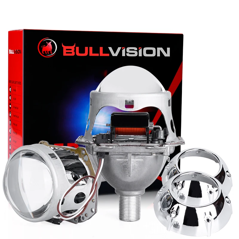 Адаптер BULLVISION H7 биксеноновые светодиодсветодиодный лампы H1 линзы проектора 3 0