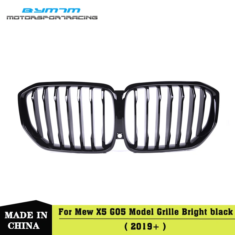 

Single line Style Bright black Front Bumper Grille For BMW X5 G05