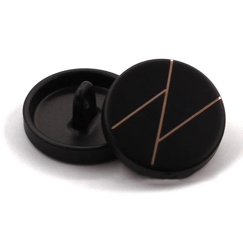 

10PCS Classic Black Sewing Buttons DIY Handmade Craft Needlework Shirt Overcoat Garment Decorative Accessories