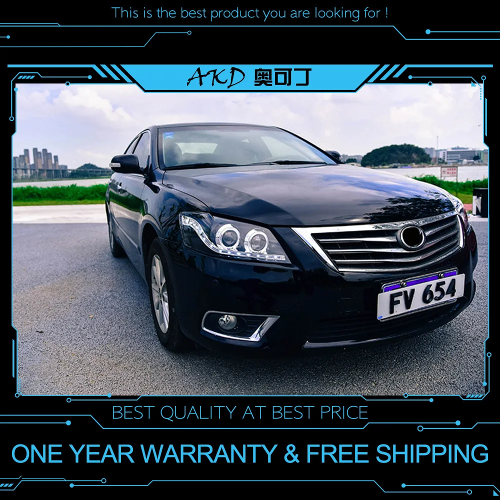 АКД тюнинг Автомобильные фары для Toyota Camry 2009 2011 светодиодные DRL ходовые огни