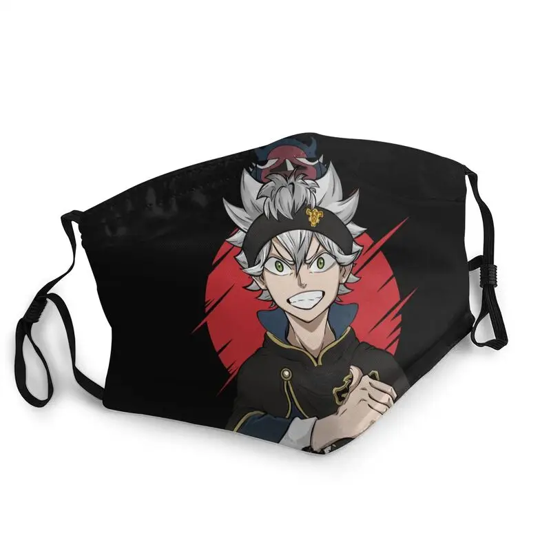 

Аста черный клевер аниме маска против пыли Non-одноразовые японского аниме Манга маска для лица Защитная крышка респиратор для взрослых Рот-...