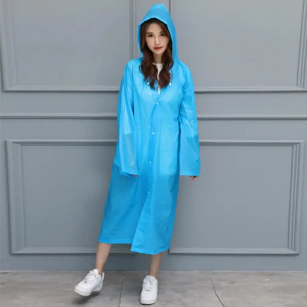 Плащ-дождевик многоразовый портативный водонепроницаемый | Дом и сад