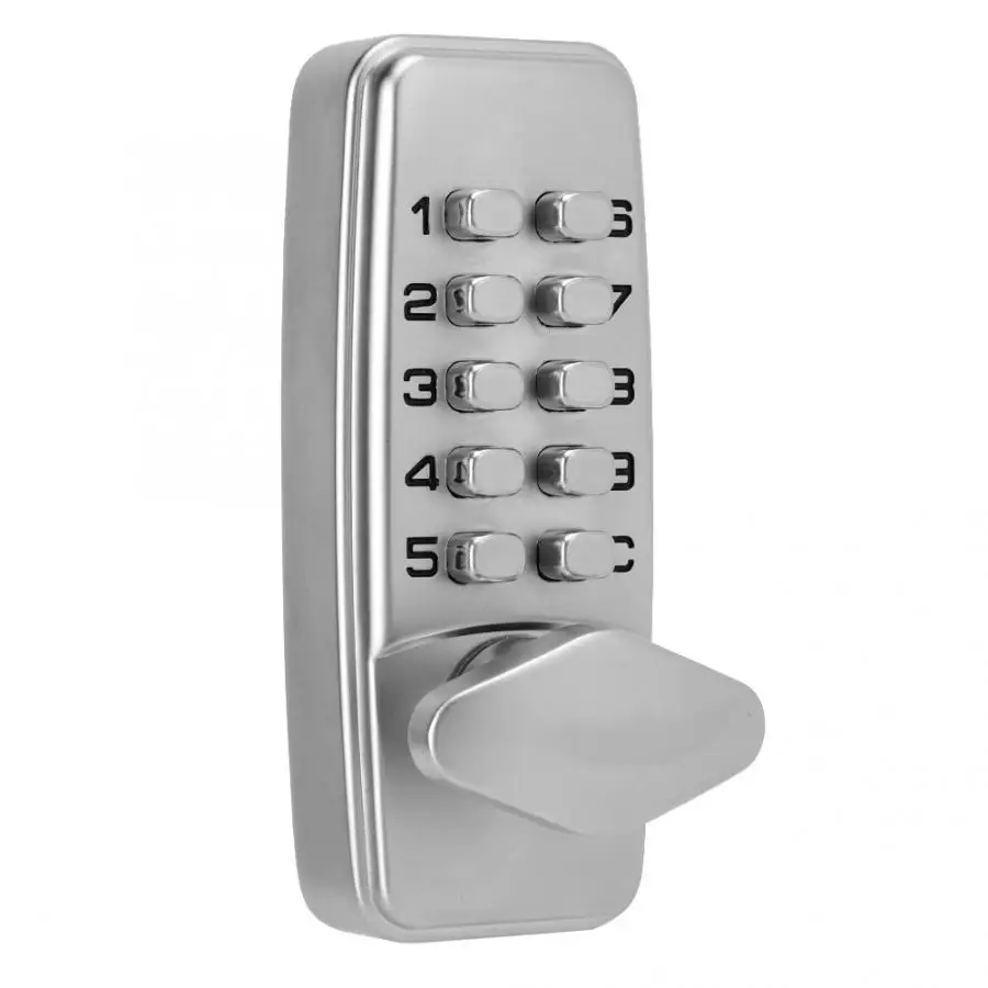 

Password Lock 2 - 4 Digits MiNi Mechanical Code Lock Cabinet Indoor Outdoor Door Password Security Coded Lock