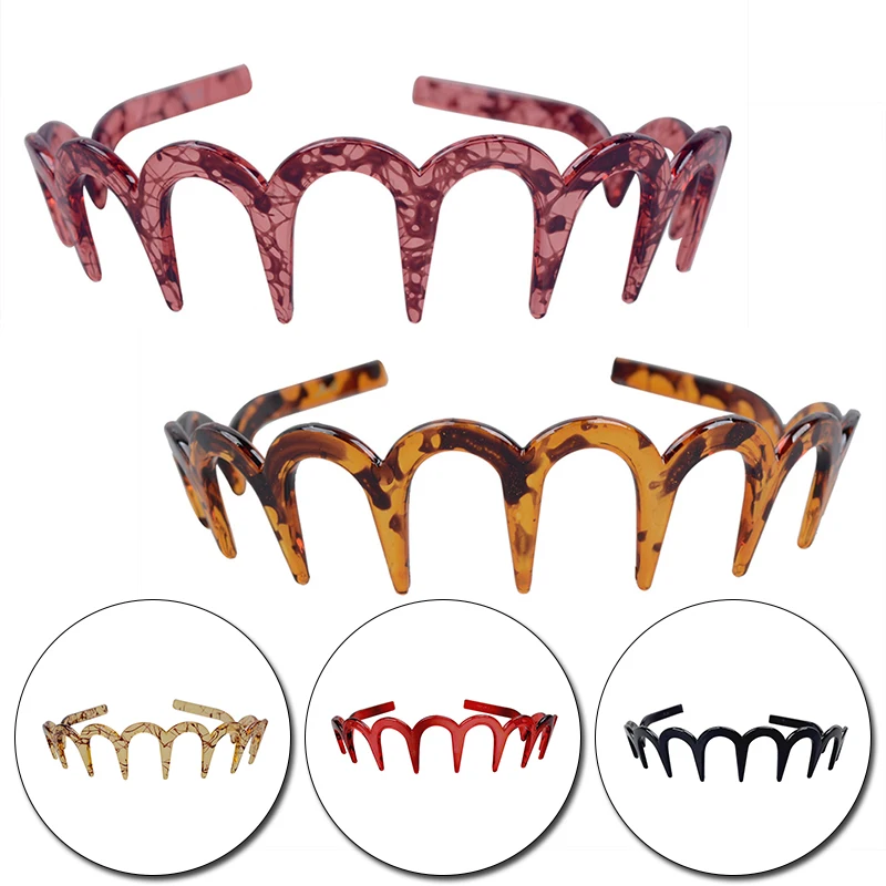 Модная креативная зубная повязка для женщин 2021 летняя пластиковая Нескользящая