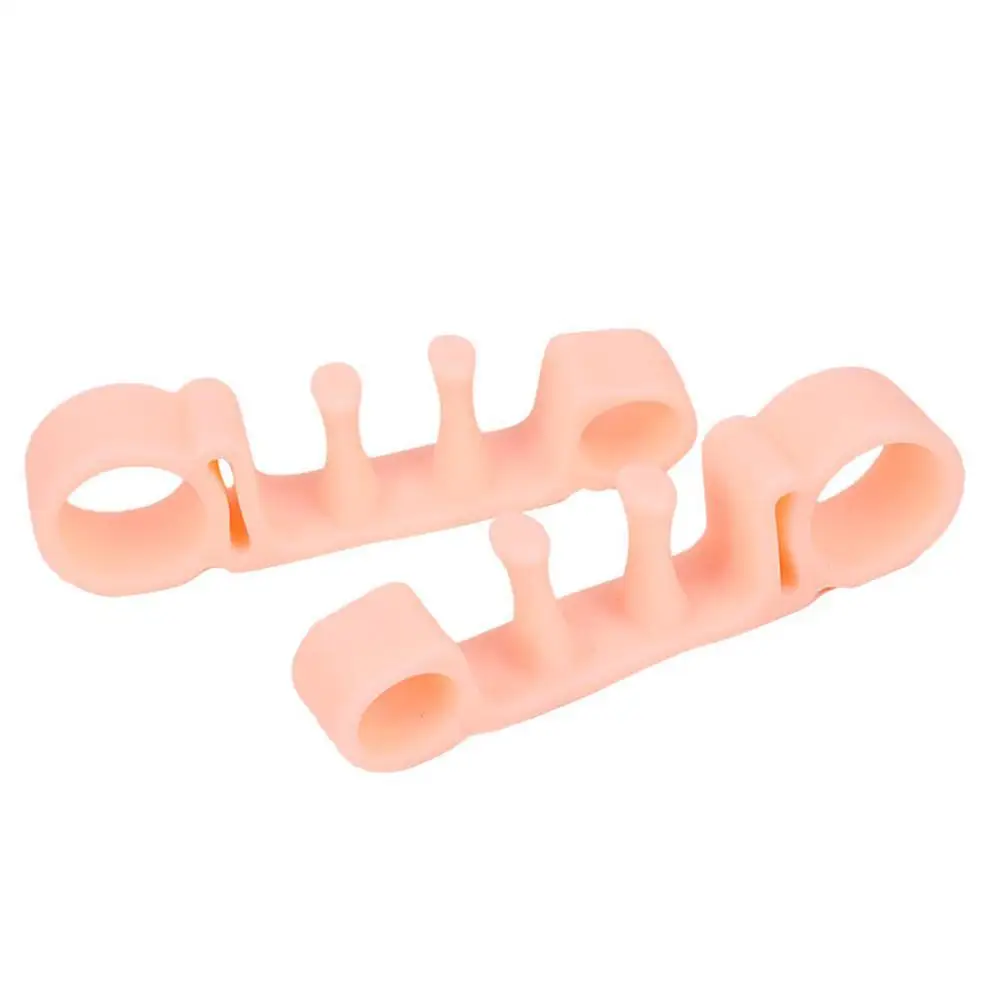 

1Pair Five-hole Toe Correction Pad Stretch Silicone Hot Protector Valgus Toe Hallux Protector Orthopedic New Guard Separato S1S6