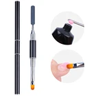 1 шт., двухсторонняя кисть для дизайна ногтей, акриловый УФ-гель для наращивания, ручка для рисования цветами, УФ-гель для удаления шпателя, инструмент для маникюра