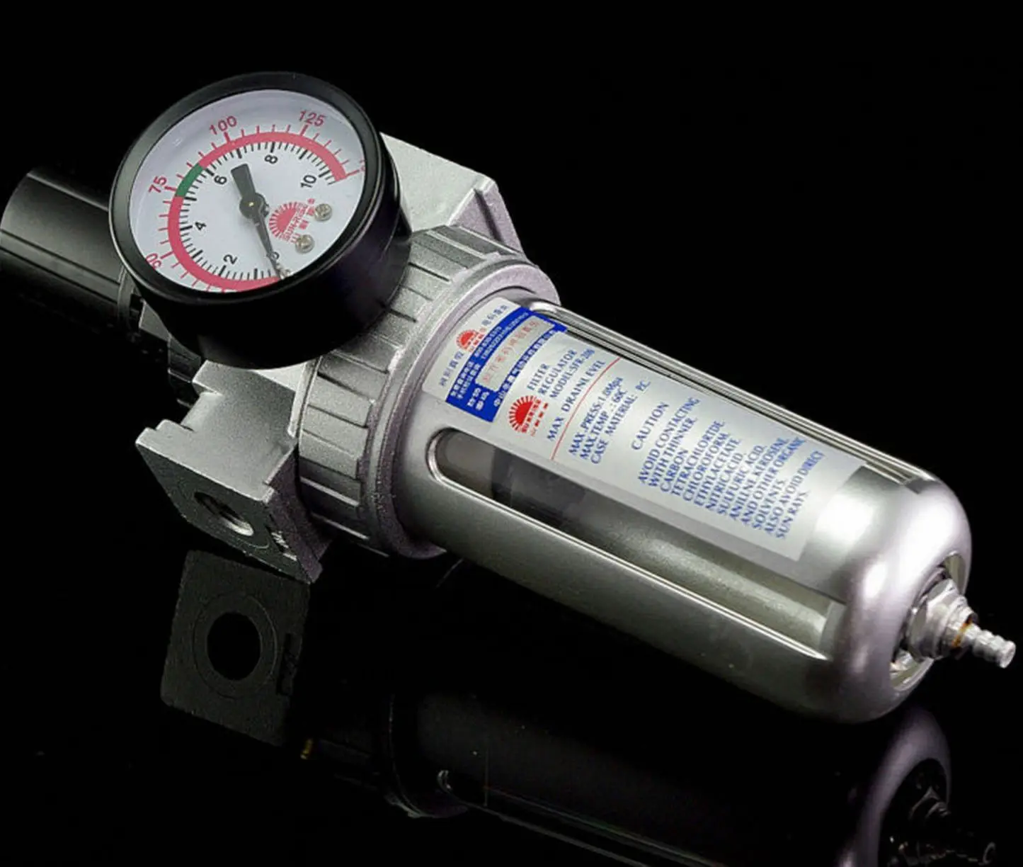 

SFR-200 1/4" SFR-300 3/8" SFR-400 1/2" BSP PNEUMATIC AIR FILTER REGULATOR