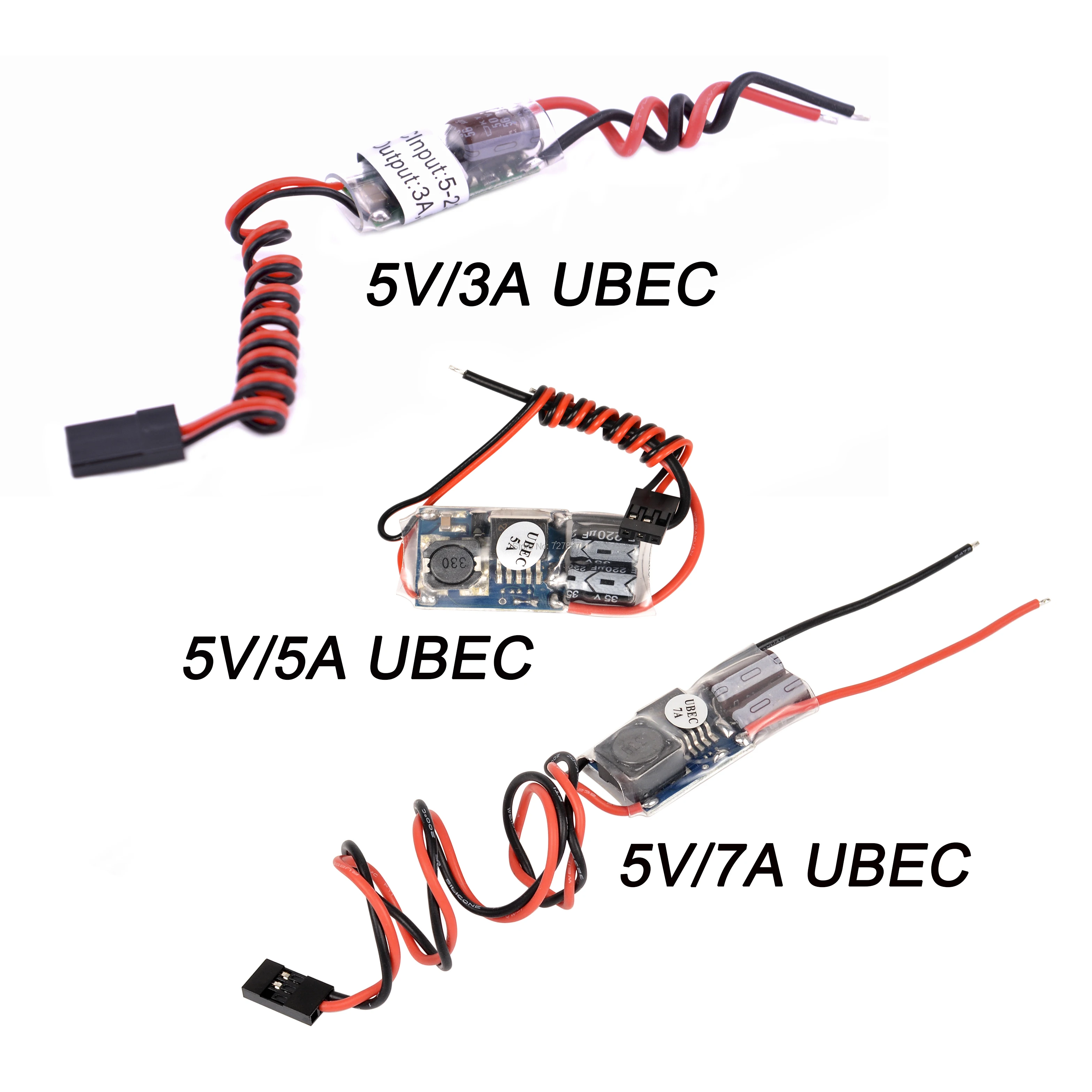 FPV RC UBEC BEC 5В 3A 5A 7A 5 V/3A/5A/7A низкие RF Шум BEC полный Экранирование антиджамминг регулятор переключения