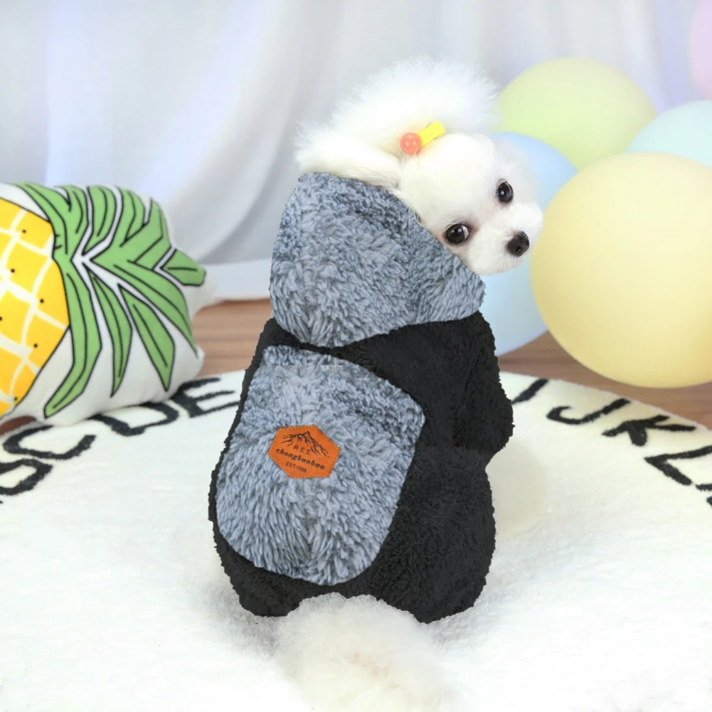 

Pet Dog Clothes for Small Medium Dogs Cotton Hooded Sweatshirt Hot Selling Warm Four-Legged Pet Jacket Pets Clothing
