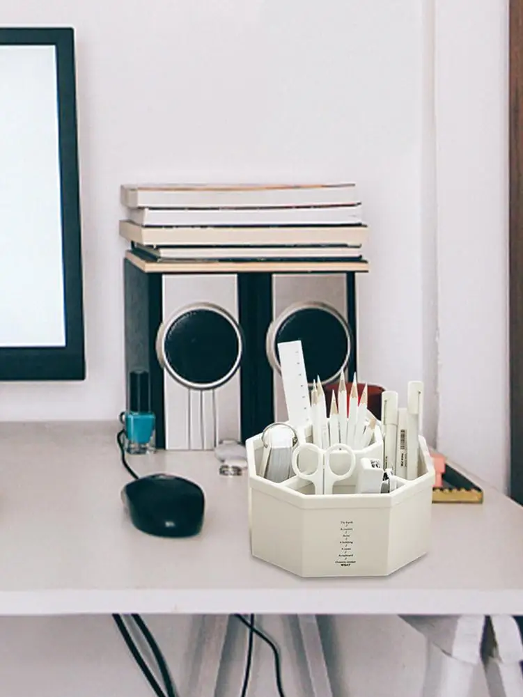 

Cute Rotating Pen Holder Pencil Organizer Pen Storage Container ​Desktop Storage Box Pencil Organizer School Stationery