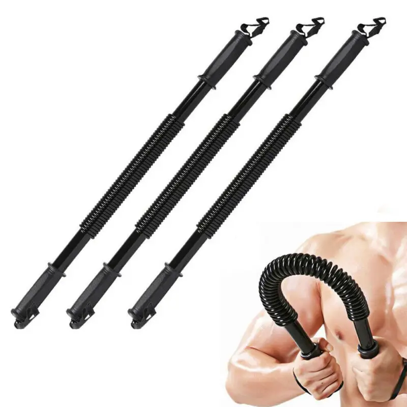 Power Twister Flexible Strength Chest Shoulder Arm Rod Spring Exerciser 20KG | Спорт и развлечения