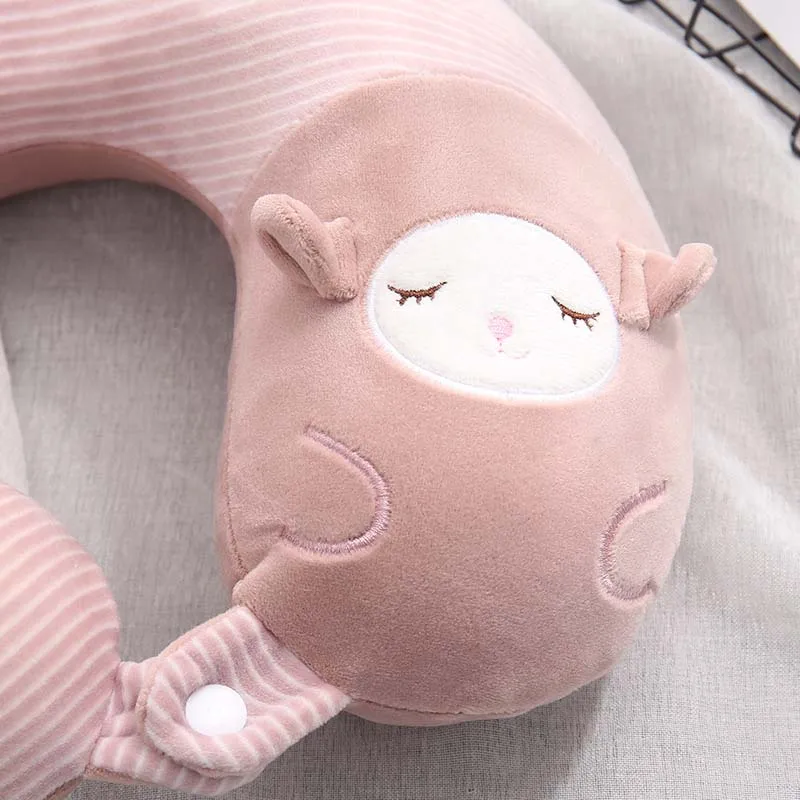 Специальное предложение подушка для путешествий U-форма плюшевая с мультяшными
