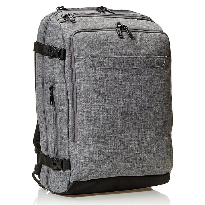

Stylish Grey Slim Carry On Overnight Travel Weekender Backpack Bag Casual Sports Backpacks
