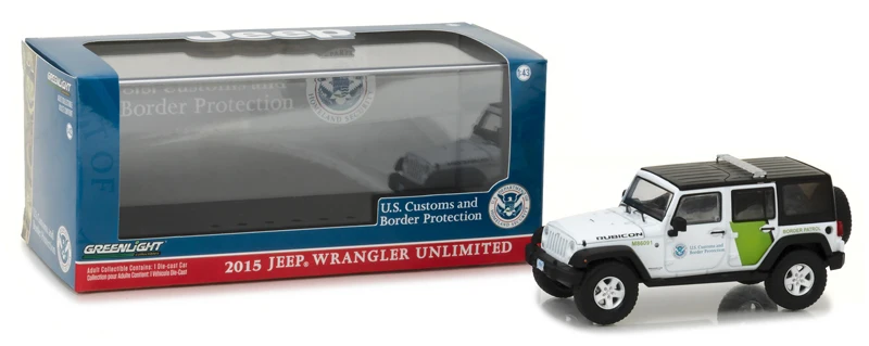 Игрушечный автомобиль GreenLight 1:43 US - 2015 J eep Wrangler Unlimite из сплава для детей Игрушечная