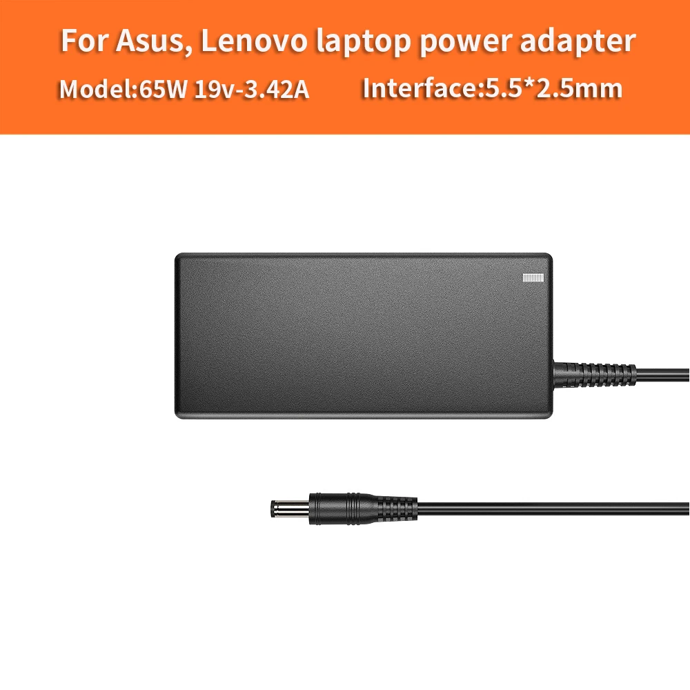 Адаптер питания для ноутбука Asus 65W 19v3.42A квадратное зарядное устройство|Адаптеры