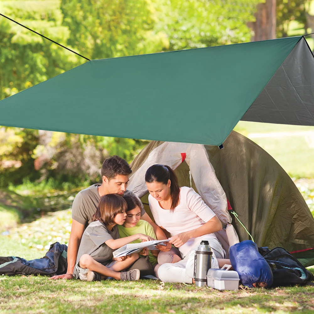 

Portable Picnic Mat Camping Cloth Outdoors Multifunction 300*300cm Shade Canopy Travel Awning Tent Cloth
