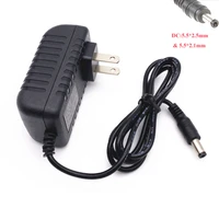 hot black optional 1a 3v5v6v7v9v12v american charger 5 52 5mm 100 240v usa ac to dc power adapter for monitoring