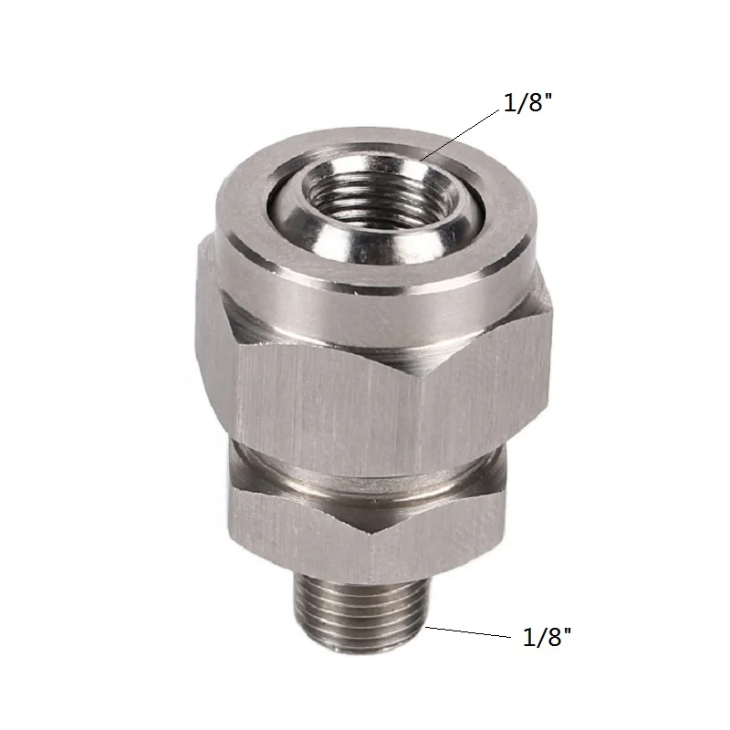 1 шт., регулируемый шаровой шарнир из нержавеющей стали 155, универсальный быстрый адаптер, вращающаяся веерообразная конусная насадка