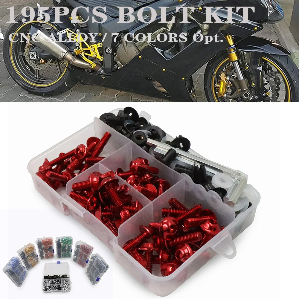 Комплект болтов обтекателя винты для Yamaha MT07 MT-03 FZ8 FZ6 FZ1 MT09 CBR600 MT10 TRACER XMAX TMAX YZF R1 R3 R6
