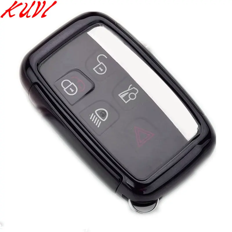 Мягкий чехол для ключей автомобиля из ТПУ для Land Rover A9 Range Rover Sport Evoque Freelander 2 Jaguar XE XJ XJL XF C-X16 V12 гитара F X Typ - Название цвета: black