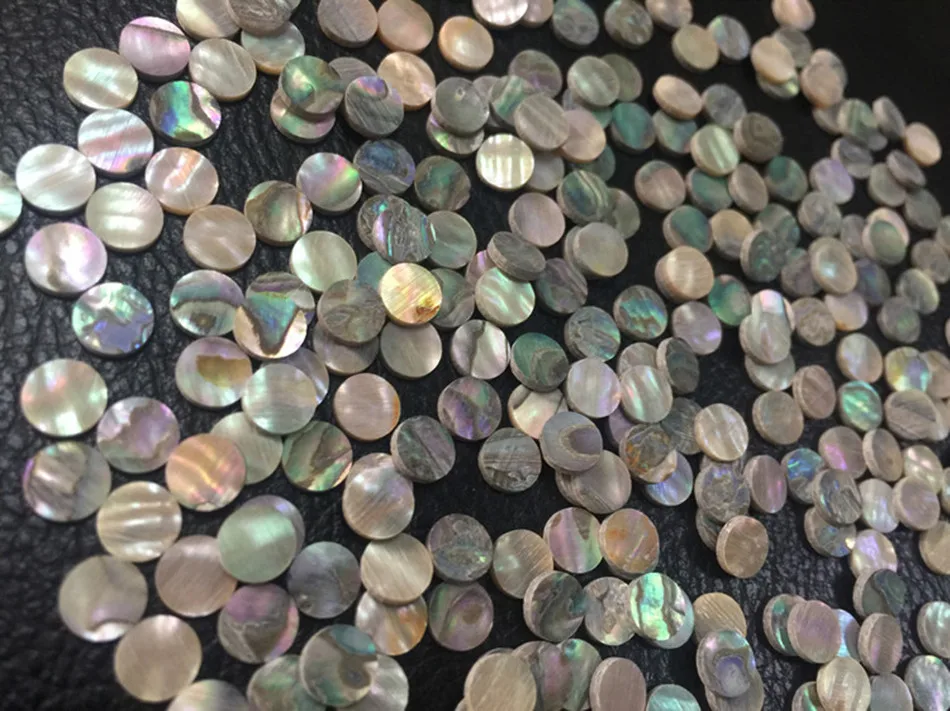 1 лот(50 шт.) диаметр 6 мм натуральный мексиканский abalone простыня для музыкальных инструментов аксессуары и украшения дома материалы