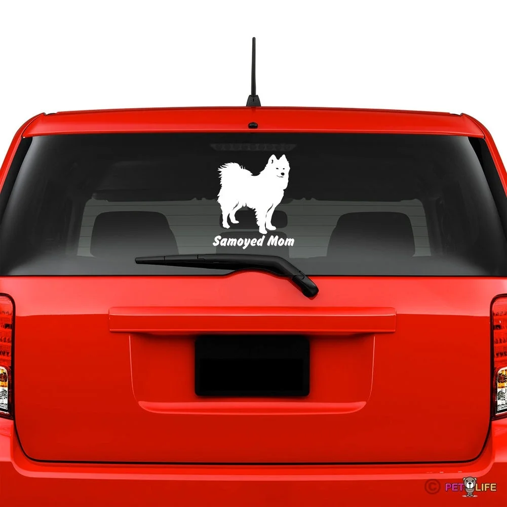 

For Samoyed Mom Windshield Sticker Vinyl Auto Window sammy car decals