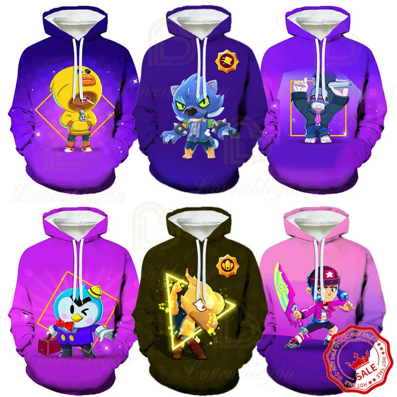 

Crow Mr.P 3D New Shooter Game Boys Hoodies Coat Star Spring Autumn Outerwear Kids Sweatshirt Long Sleeve Pullover Teen Tops