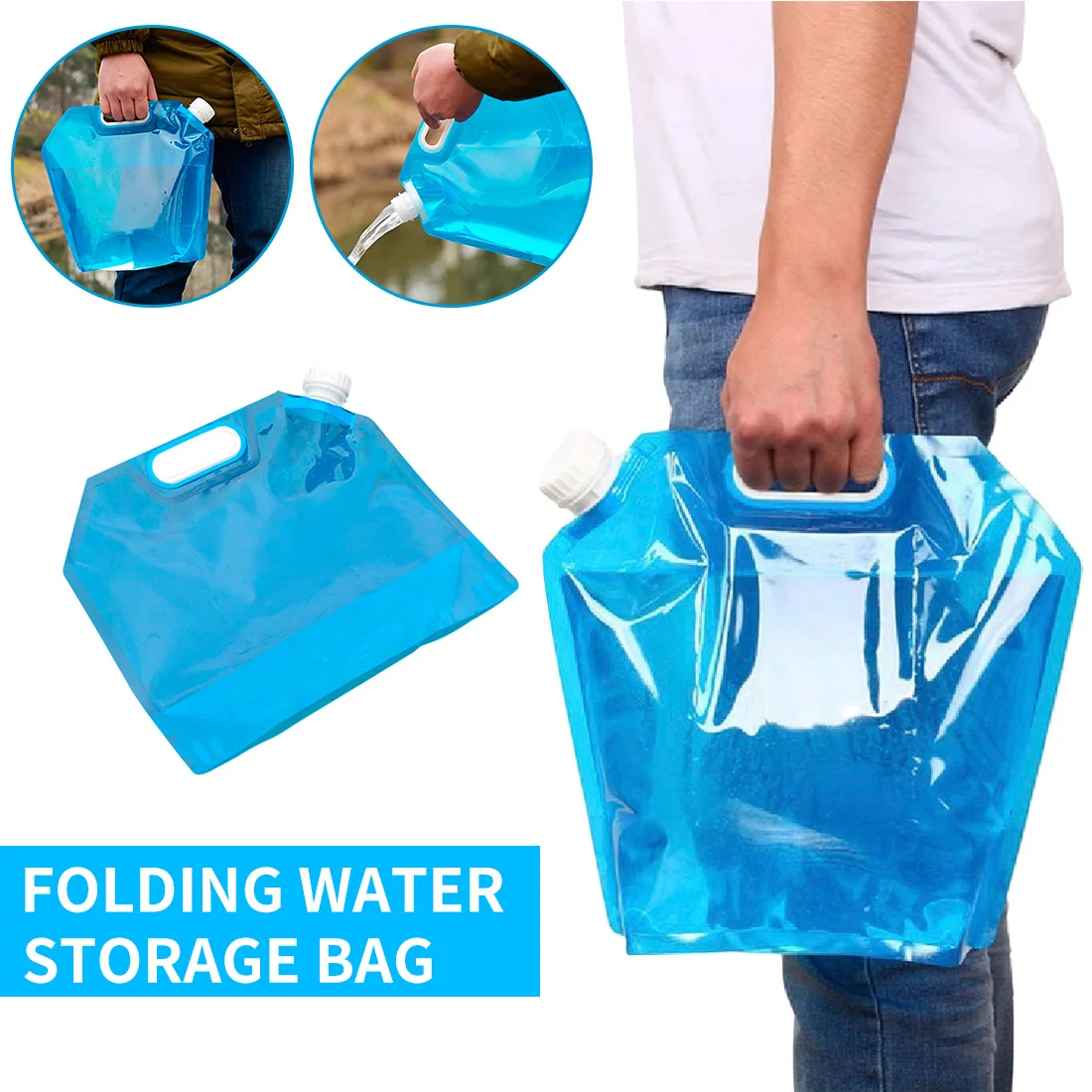 Горячая 5L открытый складной стол питьевой воды сумка автомобилей контейнеровоз