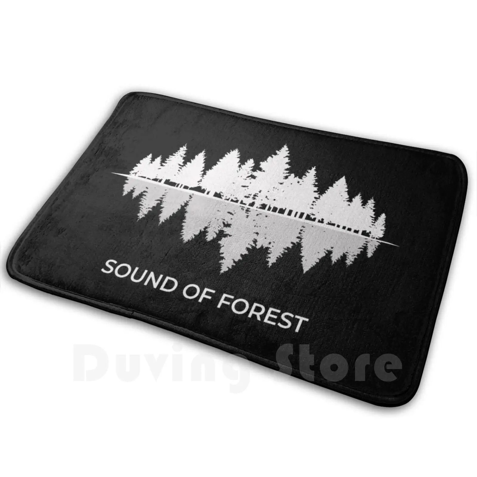 Коврик с изображением леса и звука нескользящий коврик для пола спальни природы