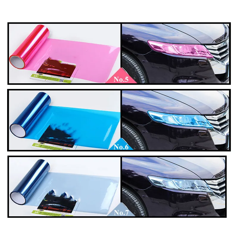 Автомобильный ТИНТ 30 см x 60 модный тонировочный светильник задняя фара туман