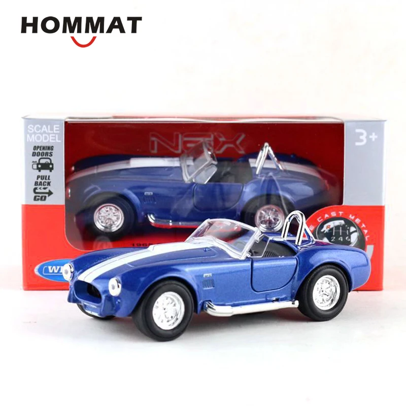 HOMMAT 1:36 винтажная Шелби Кобра 427 S/C 1965 модель игрушечного автомобиля литый под
