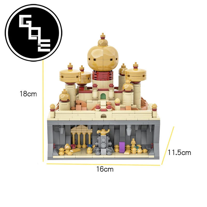 

City Street View MOC-29611 skyline Fortress Castle Architecture Creative Ideal DIY Building Blocks Bricks Toys For Children Gift