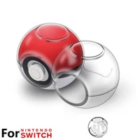 1pc clear hard plastic protect protective case cover for nintendo switch plus controller portable travel case lets go pokeball