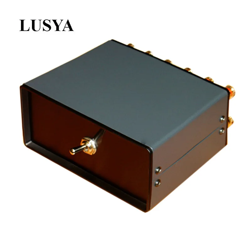 Пассивный аудио переключатель сигналов в 2 выхода/2 в 1 переключатель Селекторный Блок Разветвитель звукового аудиосигнала с регулятором громкости G1041