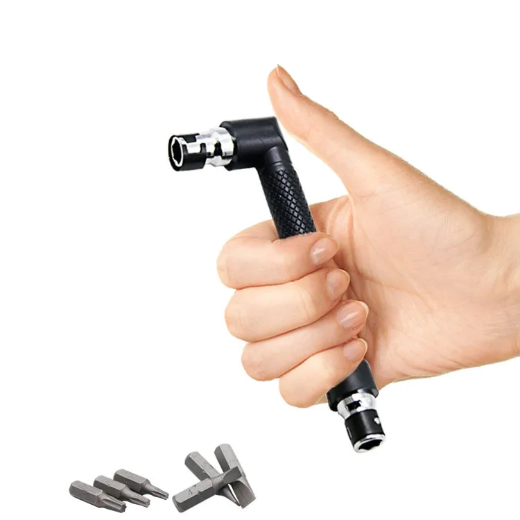Double-ended L-shaped mini socket wrench 1/4 &quot6.35mm screwdriver drill bit key tool | Инструменты
