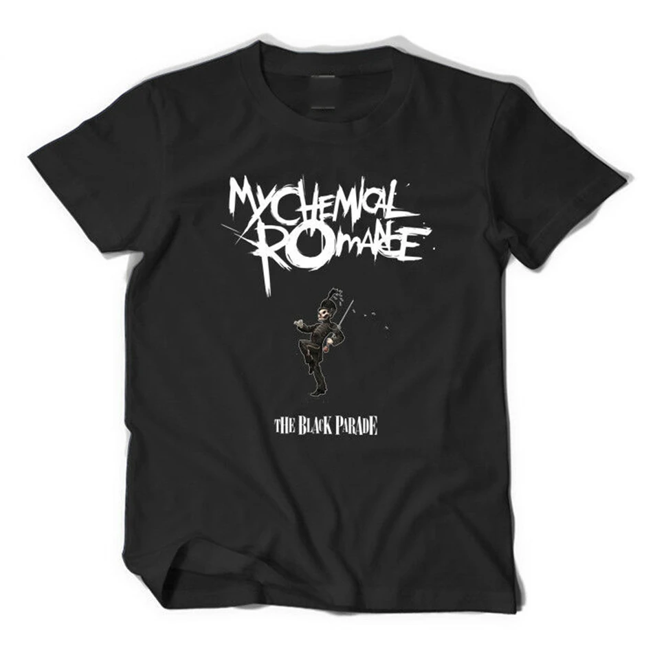 Mcr Band рок-группа My Chemical Romance футболка для косплея черная хлопковая летняя