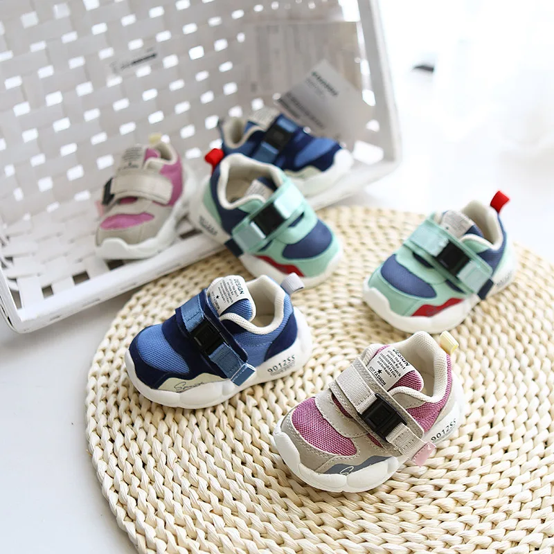 

2021 Spring Baby Girls Boys Mesh Breathable Sneakers Children's Mesh Soft Bottom Comfortable Toddlers Kid Shoes CS58