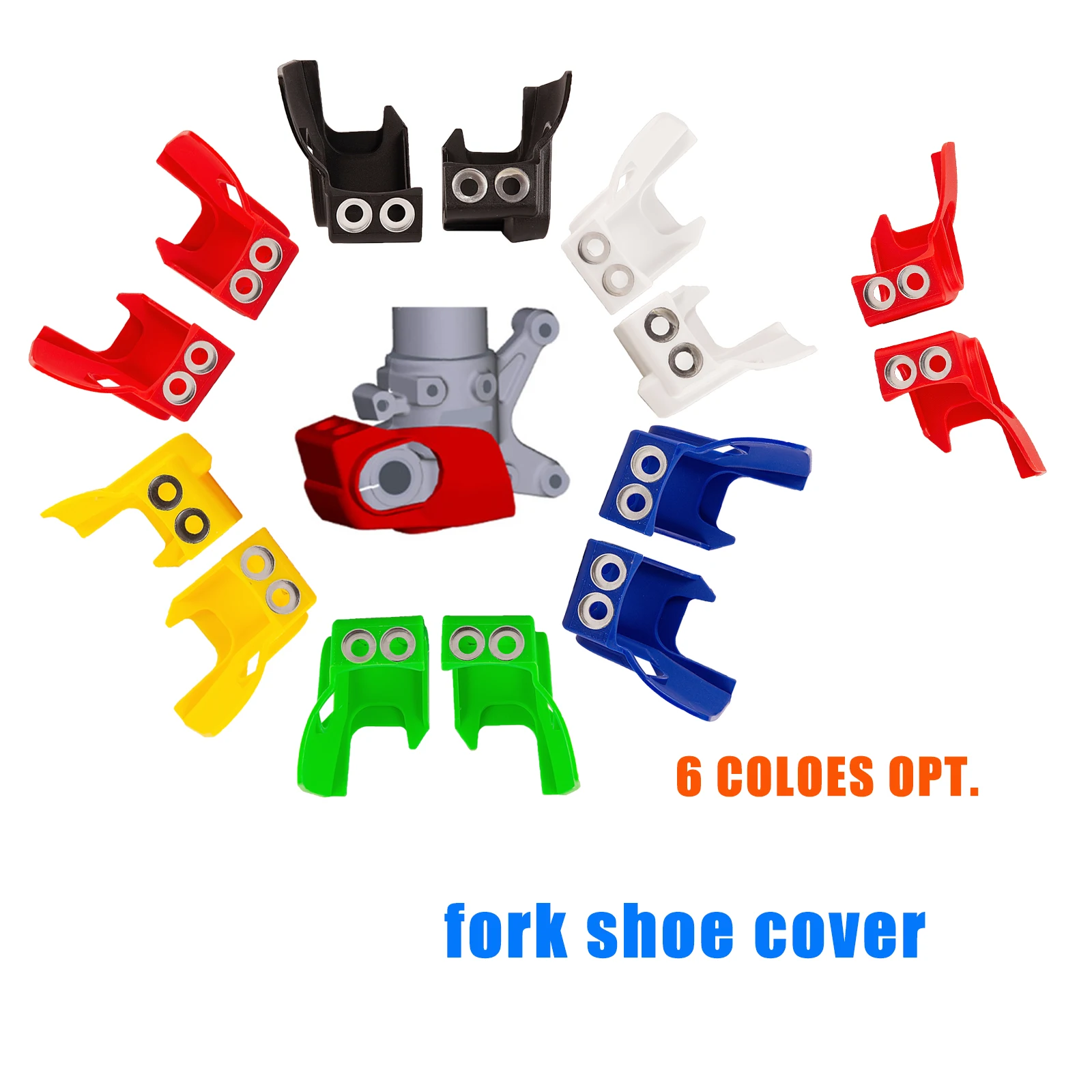 

Комплект защиты башмака вилки мотоцикла для YAMAHA YZ125 YZ250 2008-2021 YZ250F YZ450F 2007-2021 YZ250FX WR250F WR450F 2021