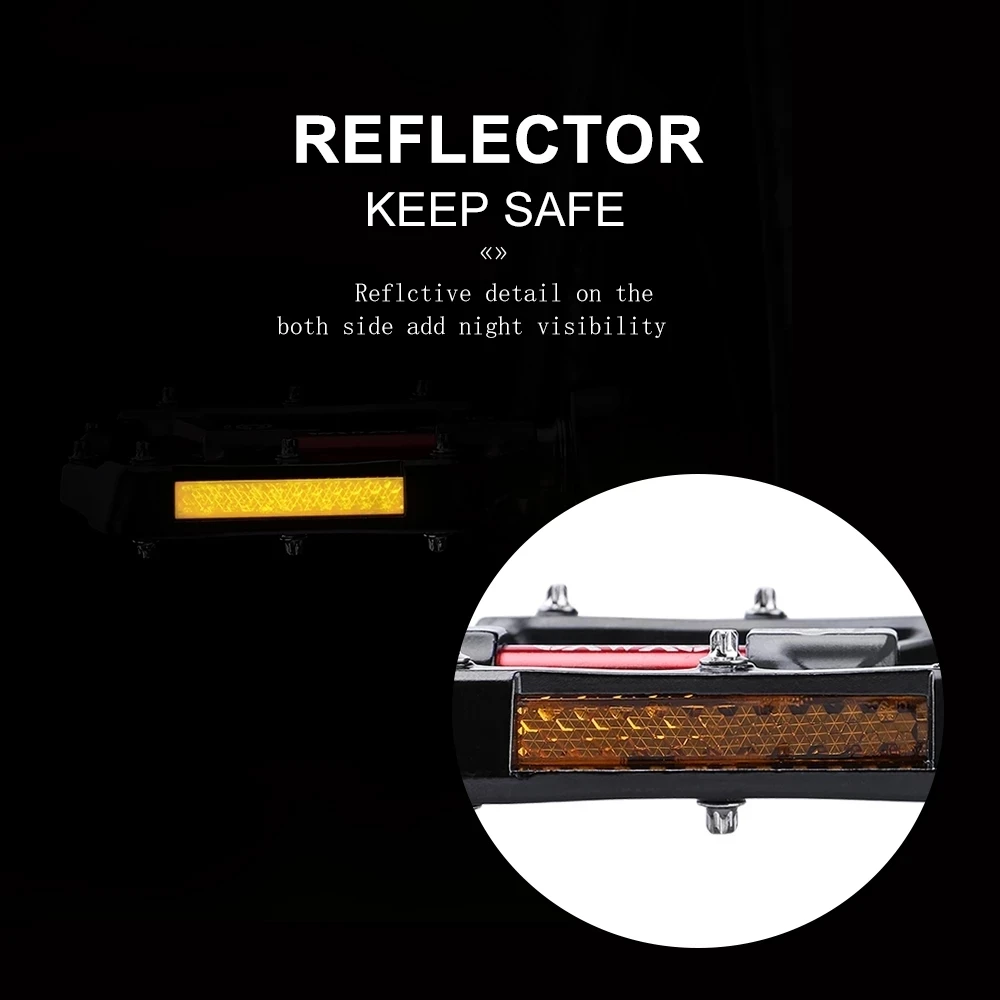 Подставка для велосипеда CXWXC плоская платформа педали алюминиевая горного |