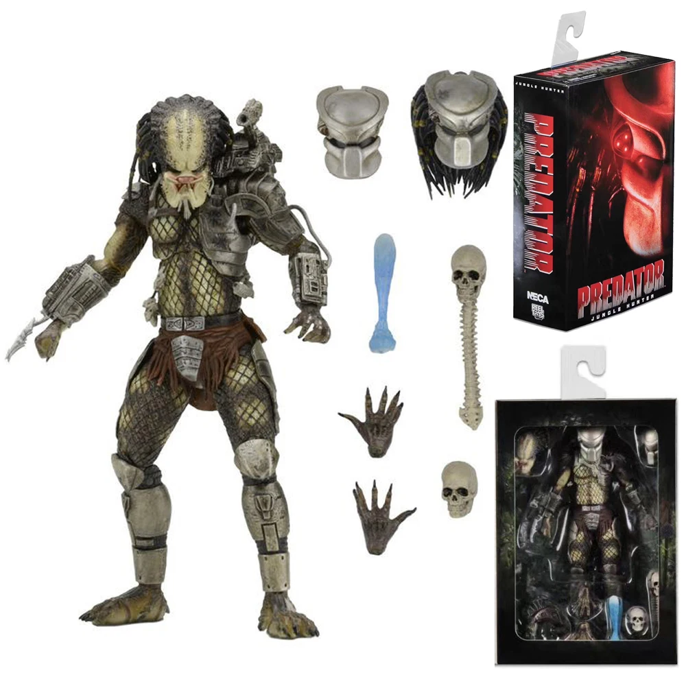 

NECA Movie Original AVP Aliens vs Predator Jungle Hunter Predator PVC Action Figure Collectible Model Toys