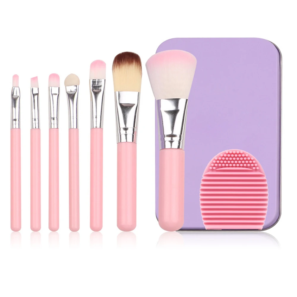 Набор кистей для макияжа основа лица пудра кисти румян и теней набор с щеткой
