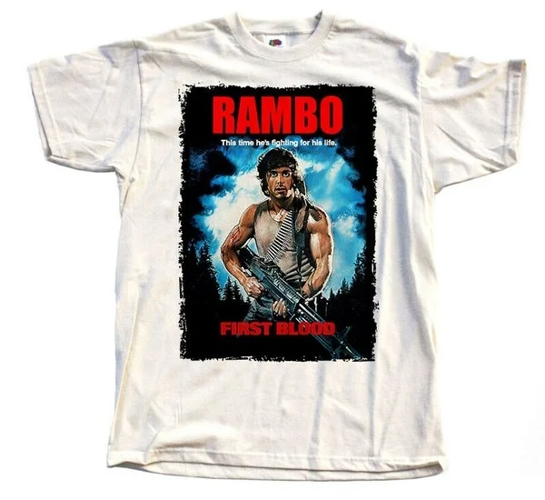 

RAMBO FIRST BLOOD T-SHIRT beige all sizes