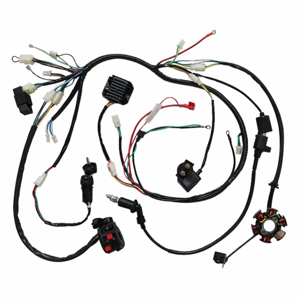 

ELECTRICS Stator Wire Harness Loom Magneto Coil CDI Rectifier Solenoid for GY6 125cc 150cc ATV QUAD Buggy SCOOTER
