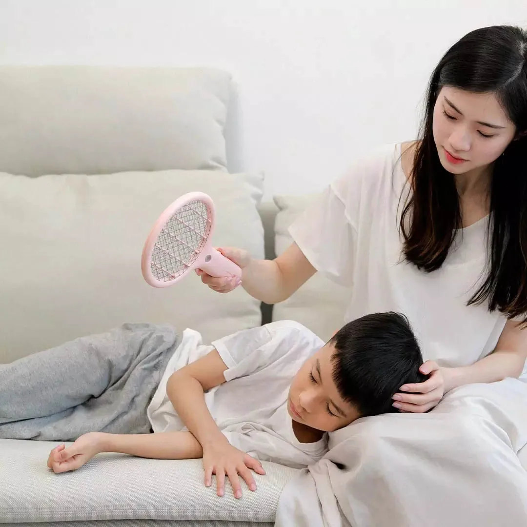 

Youpin Sothing Mini Electric Mosquito Swatter Portable Safety Grid LED Lights USB Charging Suitable For Indoor Cars Three Colors