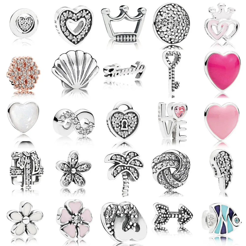 2020 классический Аутентичные 925 стерлингового серебра бесконечное очарование