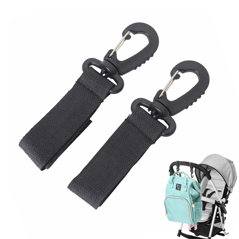 

1@#2pcs Rotate Stroller Accessory Hooks Wheelchair Stroller Pram Bag Hook Baby Strollers Shopping Bag Clip Stroller Accessories