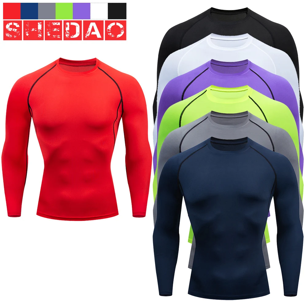 спортивный костюм мужской Мужские беговые наборы Тренажерный зал тайтсы