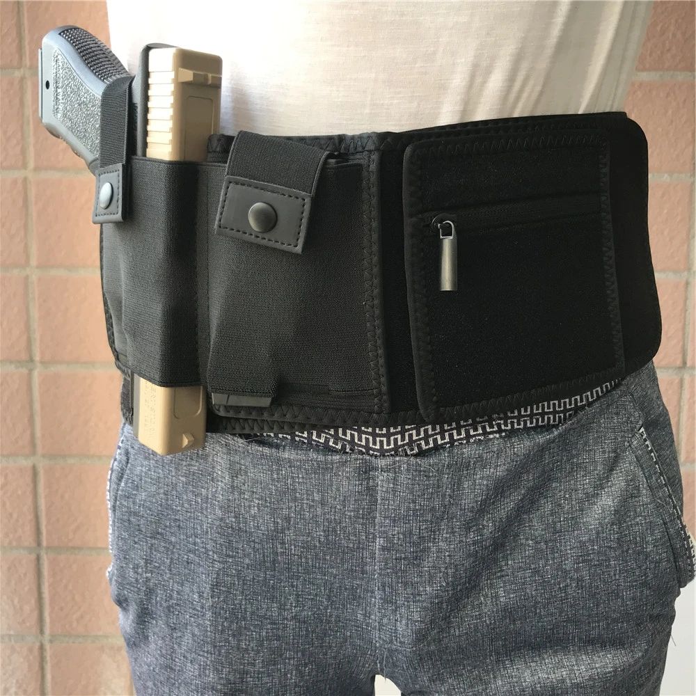 

Тактический пояс для пистолета Glock, кобура для скрытого ношения, эластичный пояс для левой или правой руки
