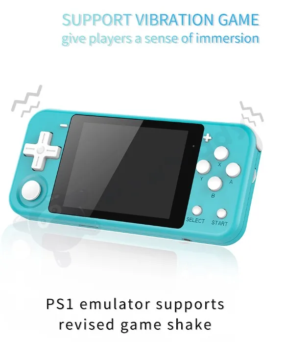 HANHIBR Q90 Open Dual System Handheld Retro Game Console 3 &quotHD IPS Screen Kids Gift 16 Simulator Support PS1 New 3D games |