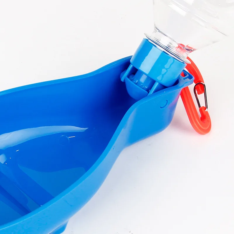 

300/400ML Pet Dog Water Bottle For Kitten Cat Drinking Fountain Automatic Slow Water Dispenser Plastic Travel Pet Dog Bowl